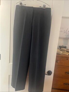 Eddie Bauer Women's Black Wide-Leg Trousers